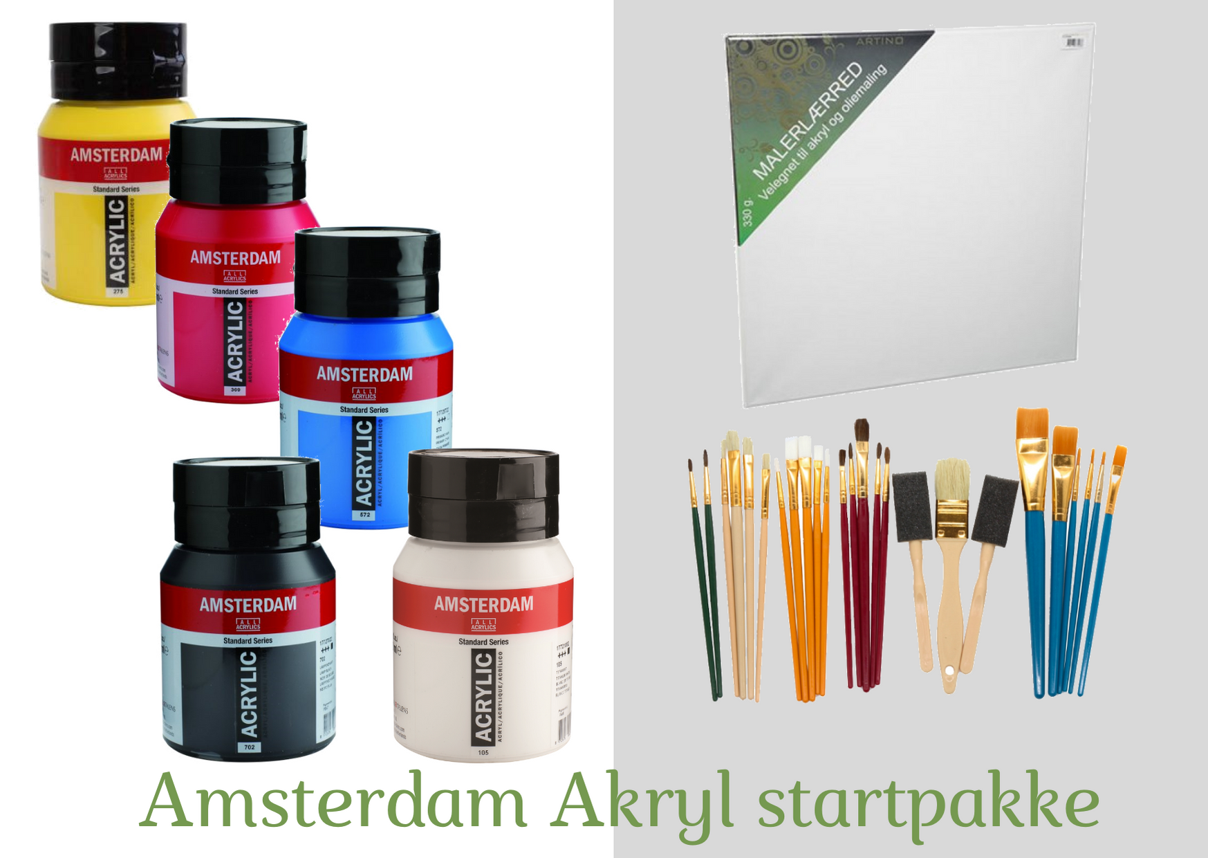 Køb Akryl Startpakke Altifarver.dk