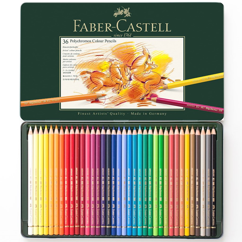 Køb Faber Castell Polychromos farveblyanter tin stk. - Hurtig levering - Altifarver.dk By